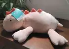 Pink dinosaur weighted plush throw pillow Pillowfort from Target new with tags