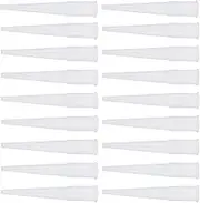 40 Pcs Silicon Sealant Pointed Caulk Nozzle Tube Applicator Caulking Nozzle Tips Nozzle Caulking Seam Sealer White Silica Gel