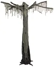 Northlight 7.5ft Spooky Standing Ghost Tree Halloween Decoration