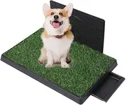 Pet Training Portable Toilet Training Pad Large, Reusable Puppy Turf Grass Pads with Pee Baffle for Medium and Small Dogs for Indoor Outdoor Balcony