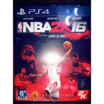 PS4 NBA 2K16 中英文 附外盒 說明書