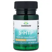 Swanson, 5-HTP, Extra Strength, 100 mg, 60 Vegan Caps