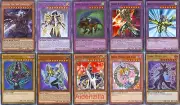 Yugioh Yami Yugi Deck - Dark Magician Slifer the Sky Dragon Dark Paladin Girl
