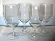 Longaberger Set of 4 Crystal Stemware Goblets- NIB!!!