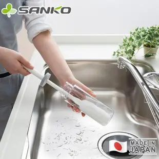 【Sanko】日本製保溫瓶纖維清潔長刷(白色)