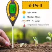 4 in 1 Soil PH Tester Light Sunlight Test Moisture Meter Temperature Teste R -N
