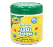 Crayola Kids Fun Bubble Bath Color Bath Dropz Water Colour Drops 60 Tablets