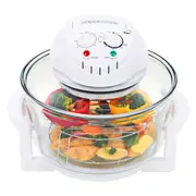 Halogen Convection Oven with Extension Ring 1400 W 17 L vidaXL