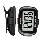 3D Step Counter Clip On with LED Backlight Pocket Pedometer for Walking