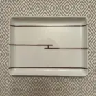 Hermes Square Plate/Rhythm Red