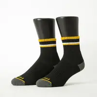 在飛比找PChome24h購物優惠-【Footer除臭襪】歐式經典雙色氣墊襪-男款ZH15-黑