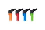 12 x Jet Flame Lighter Ergonomic Grip Adjustable Fire Windproof Lock Kitchen