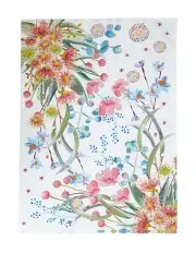 [Maxwell & Williams] Royal Botanic Gardens Eucalyptus Bloom Tea Towel 50x70cm in Multi