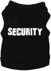Generic Dog Shirt T-Shirt Tank Top Vest Security Sweat Shirt for Small Dogs Medium Dogs Cats (Black, M)