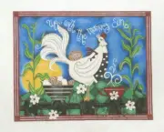 Painted Pony / Country Hen Handpainted Needlepoint Canvas