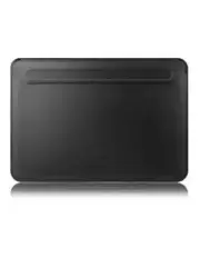 [StylePro] Faux Leather Apple Macbook Sleeve For Device Up To 13.3 in Black