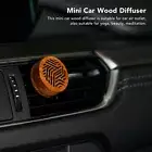 Car Essential Oil Diffusers Rosewood Fragrance Portable Mini Car Wood Diffus HG5