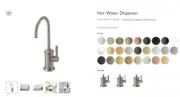 California Faucets CF-9625-K10-MOB Davoli Mocha Bronze Hot Water Dispenser