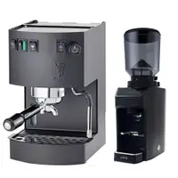 在飛比找PChome24h購物優惠-BEZZERA HOBBY 玩家級半自動咖啡機 (霧黑色) 