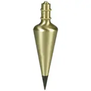 Stanley 108 Plumb Bob With Lacquered Polished Brass, 8 Oz