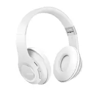 L300 bluetooth4.2 Wireless Stereo Noise Canceling Gaming Headphone Folding Rechargeable Headset for Music Sport SILVER COLOR