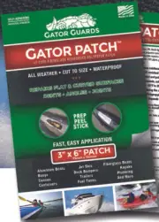 Gator Patch 6" x 9" Fiberglass Reinforced Repair Peel & Stick GS69