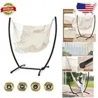 Heavy-Duty Bohemian Hammock Chair with Stand - Indoor & Outdoor Comfort