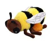 NEW PLUSH SOFT TOY Wild Republic 25965 Ecokins Mini Bee Cuddlekins 20cm / 8"