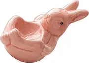 MOTHNUR Ceramic Egg Holder Cute Rabbit Shaped Breakfast Egg Cups Versatile Boiled Container for Home Decor Minimalist Design for Stylish Living Spaces for Items