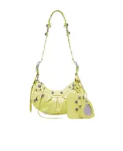 Balenciaga Le Cagole Zipped XS Shoulder Bag One size in acid green