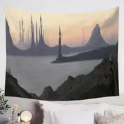 Distant Lands Fantasy Artwork Tapestry