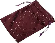 MERRYHAPY Star Pattern Drawstring Bag Design Card Storage Bag Multi-functional Travel Sack for Cards