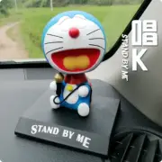 Car Interior Dashboard Ornament Anime Doraemon Shaking Head Action Figure C