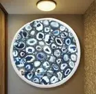 Blue Agate Coffee table, Handmade Stone table, Home decor Furniture, Stone Made