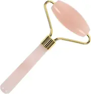 WOFASHPURET Facial Roller Tool for Skin Care Ergonomic Handheld Massager for Face Neck Comfortable Grip for Effortless Relaxation Smooth Jade Surface for All Skin Types