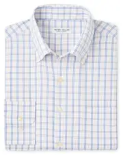 NEW MENS PETER MILLAR GOLF L/S TYRRELL PERFORMANCE TWILL SPORT Shirt, MEDIUM