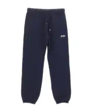 Elastic waist sweatpants XL Black