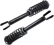 JILORTH 1Pair Front Shock Absorbers without Electric Compatible for Jaguar XF 2010-2012, Front Struts, OEM: AK220491