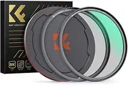 K&F Concept Magnetic 82mm Circular Polarizers Lens Filter (Magnetic Polarizing Filter + Magnetic Basic Ring + Lens Cap) with 28 Multi-Layer Coatings CPL Filter for Camera Lens (Nano-X Series)