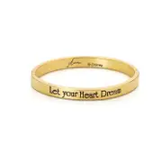 Disney Couture Kingdom Junior - Sleeping Beauty - Princess Aurora To Let Your Heart Dream Bangle Yellow Gold
