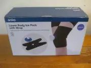 Lower Body Ice Pack With Wrap (NEW) Relief Injuries And Swelling (Instructions)