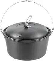 Camping Steamer Pot | 4.5L Portable Steamer Cooking Pot | Non-Stick Lightweight Cookware for Outdoor Dining, Rice, Buns, Dumplings, Dumpling Steamer Pot, Camping Cookware, Outdoor Dining Pot