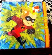 New in Package Hallmark The Incredibles Beverage Napkins