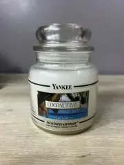 Yankee Candle COCONUT BAY New OLD Stock- Strong Island Scent 14.5 oz Jar Candle