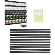 10PCS Coffee Pod Capsule Holder Wall Mounted Storage Rack for Nespresso K-cup