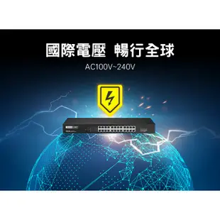 TOTOLINK SG16 SG24 全GIGA埠 1000M 乙太網路 交換器 集線器 Switch HUB 可上機架