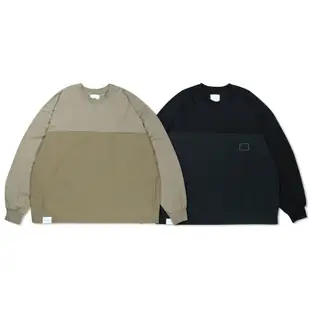 BLACK FLAG JBF23T009 SPLICING L/S TEE 拼接風衣料 長T (二色) 化學原宿