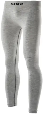 SIXS PNX Merino Functional Pants, grey, Size S M for Men