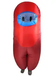 Inflatable Adults Red SUS Crewmate Killer Costume