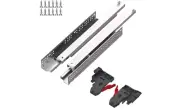 12 Inch 6 Pair Undermount Soft Close Drawer Slides Full Extension Drawer Glides